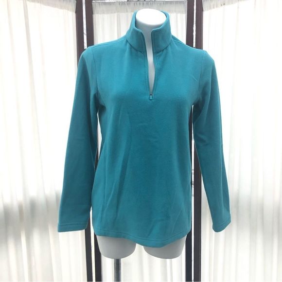 Lands End Lightweight 1/4 Zip Fleece Pullover - Picture 8 of 15